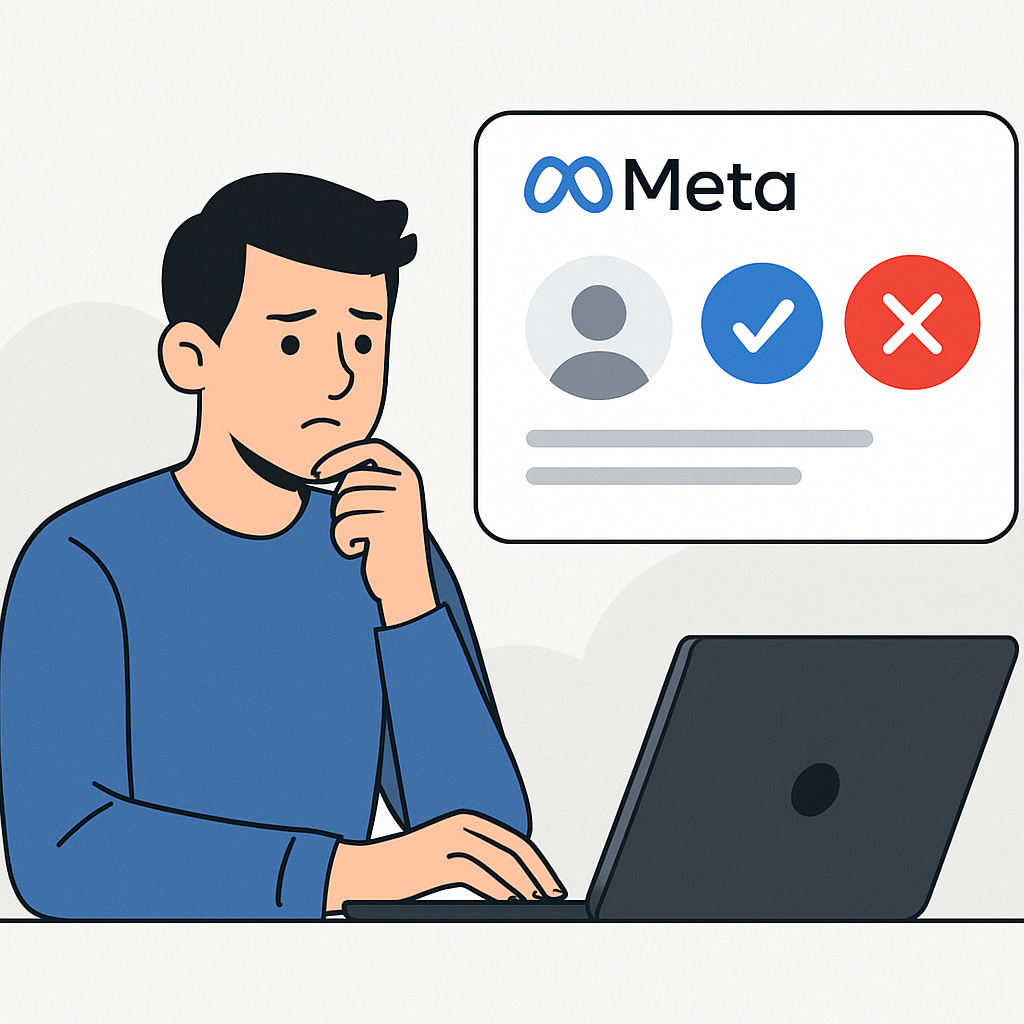 Lỗi từ chối tích xanh Meta: Nguyên nhân và cách khắc phục